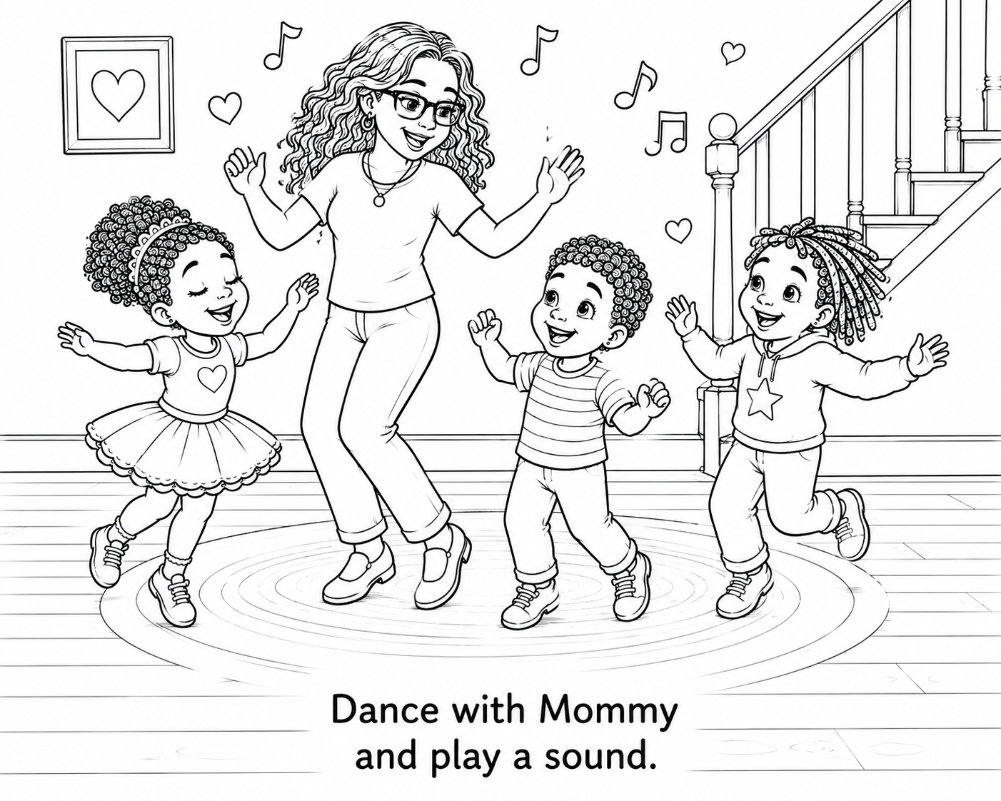 Dancing, Dancing... coloring page 2