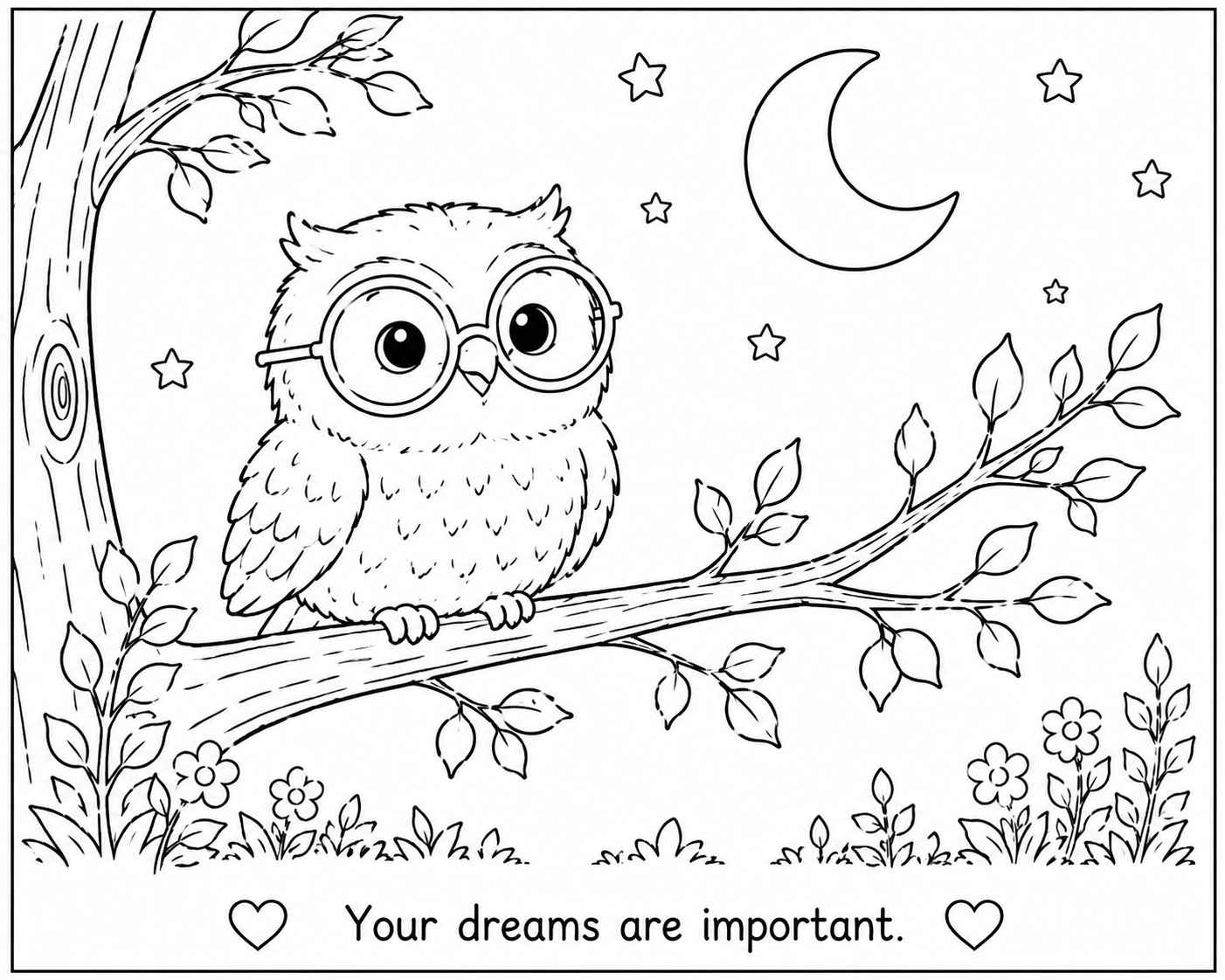 The World Needs Your Light coloring page 2