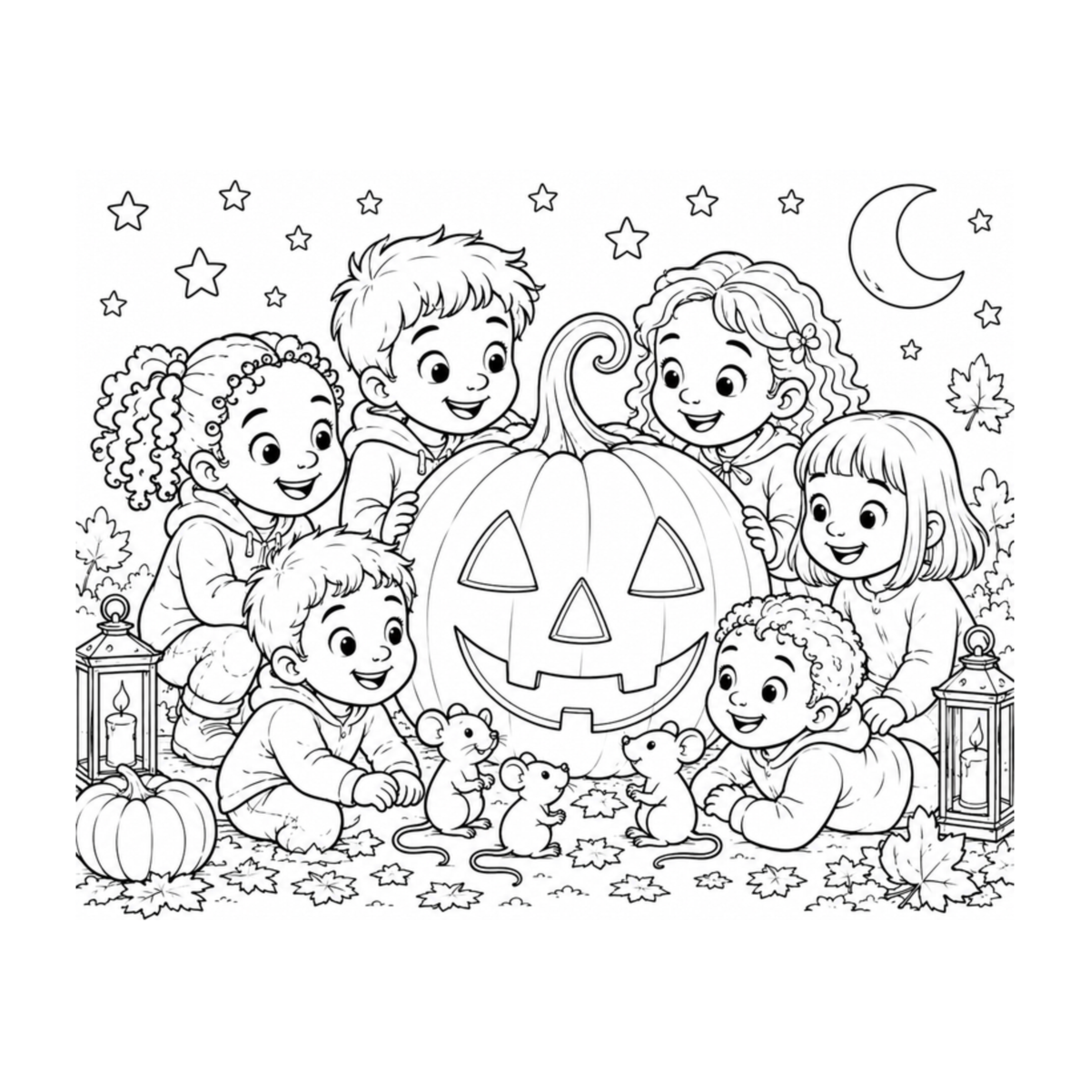 Pumpkin, Pumpkin, You're the One! coloring page 5